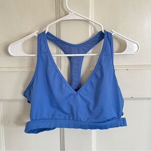 Victorias Secret Sport blue strappy back sports bra size large